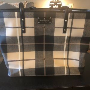 KATE SPADE checkered large tote 👜